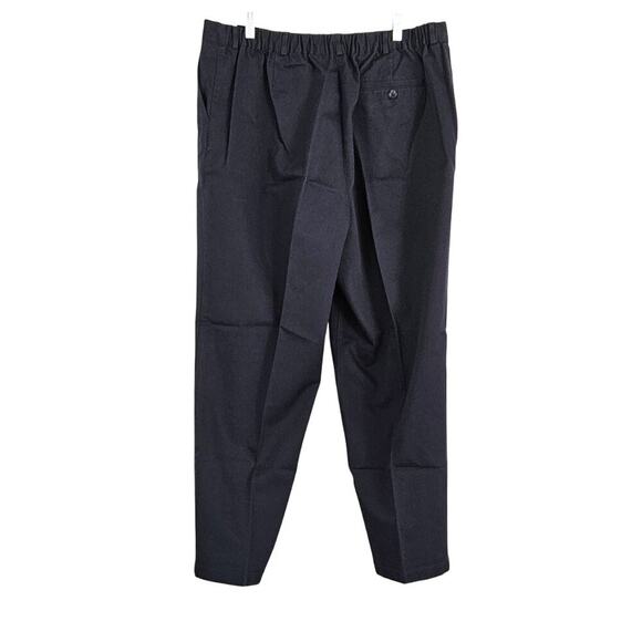 L.L. Bean Women's Wrinkle-Free Bayside Pants Ultra High-Rise- Navy- sz 20P -NIP - Picture 2 of 9